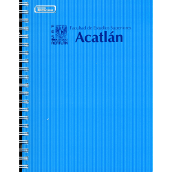 Cuaderno Acatlán tamaño carta (Pasta semi-dura)