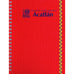 Cuaderno Acatlán tamaño carta (Pasta dura)